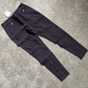 NWT 100% Lamb Suede Cigarette Pants